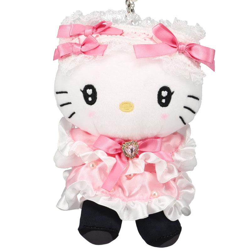 Hello Kitty Plush Keychain 50th Anniversary Quilt Sanrio Japan 2024