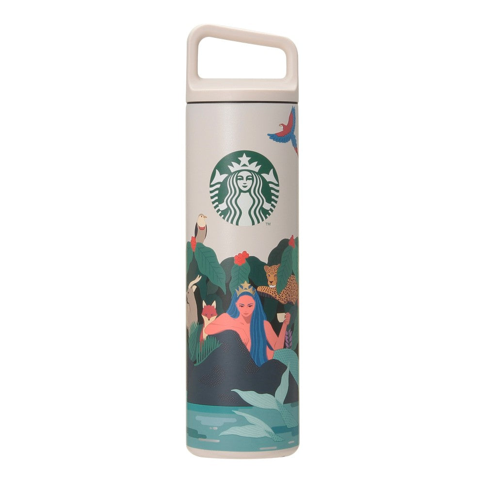 Starbucks Japan Anniversary 2024 Handle Lid Stainless Bottle 591ml Tumbler