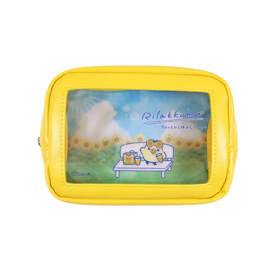 Kiiroitori Yellow Chick Clear Pouch San-X Japan 2025 Rilakkuma GINZA Limit