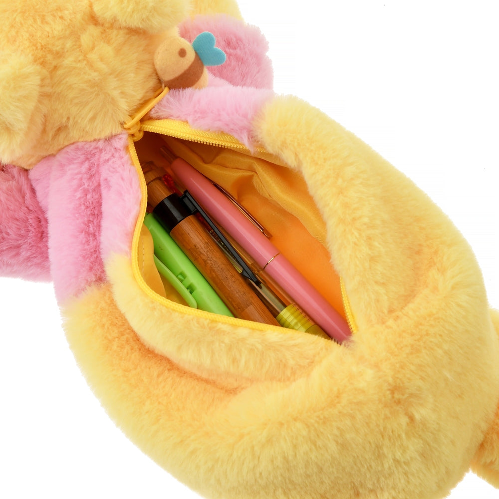 Winnie the Pooh Plush Pen Case Pencil Pouch Disney Store Japan 2024