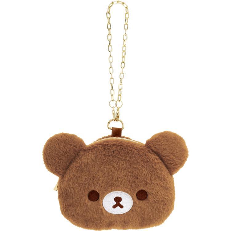 Chairoikoguma Coin Case Pouch Face Aokogu Otomari San-X Japan 2024 Rilakkuma