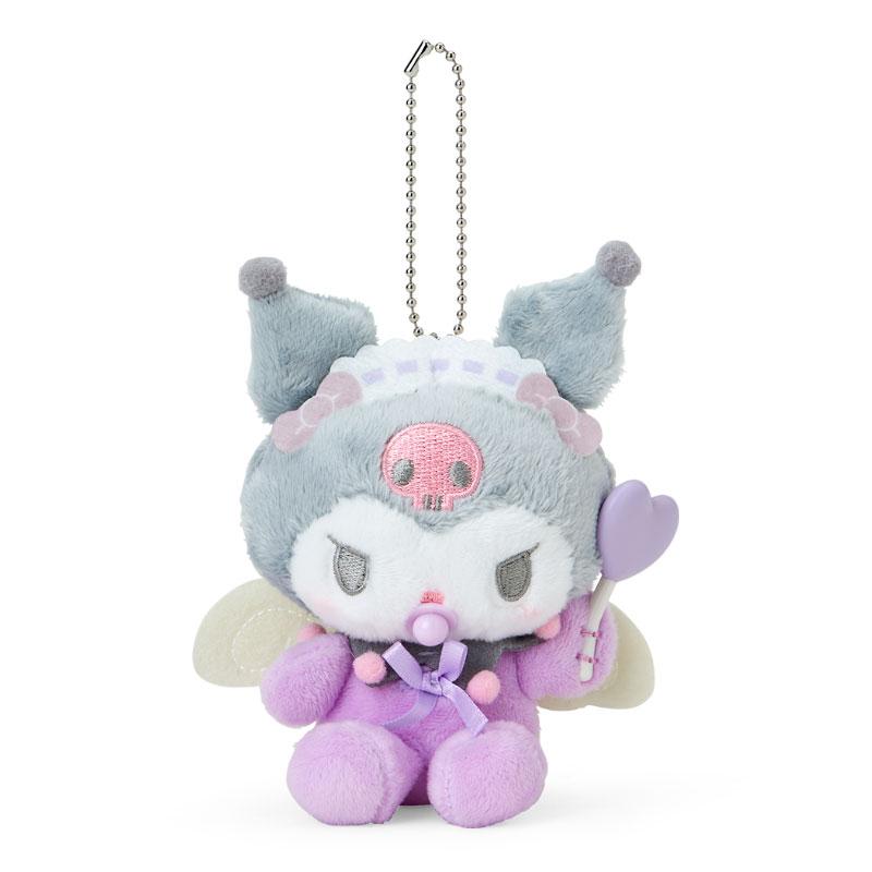 Kuromi Plush Mascot Holder Keychain Baby Angel Sanrio Japan 2024