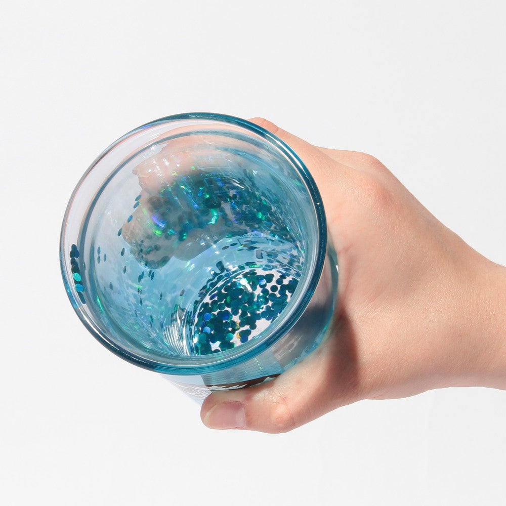 Starbucks Japan Double wall Glass Cup Turquoise Gradation 355ml 2025