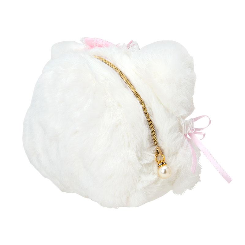 Charmmy Kitty Pouch Face Shape White Frill Sanrio Japan 2025