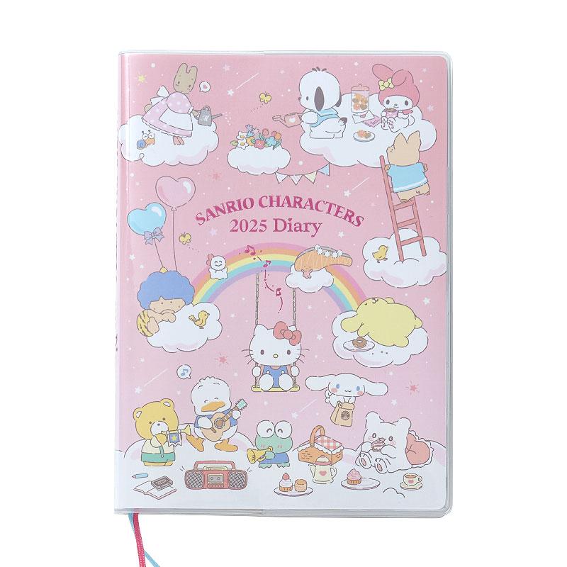 Sanrio Character 2025 Schedule Book B6 Weekly Block Japan