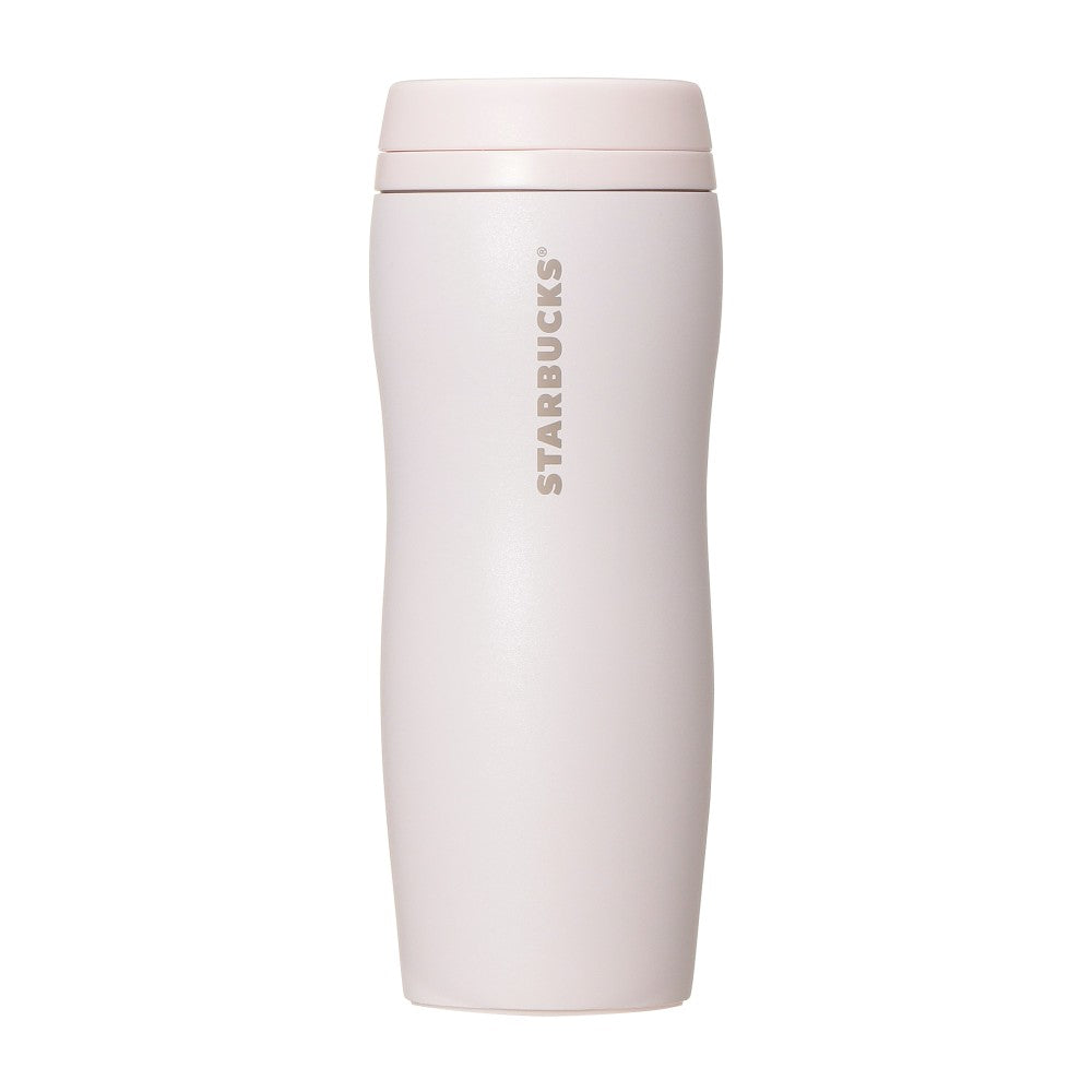 Curved Stainless Bottle Pink Beige 355ml Starbucks Japan Gift Box Mothers Day