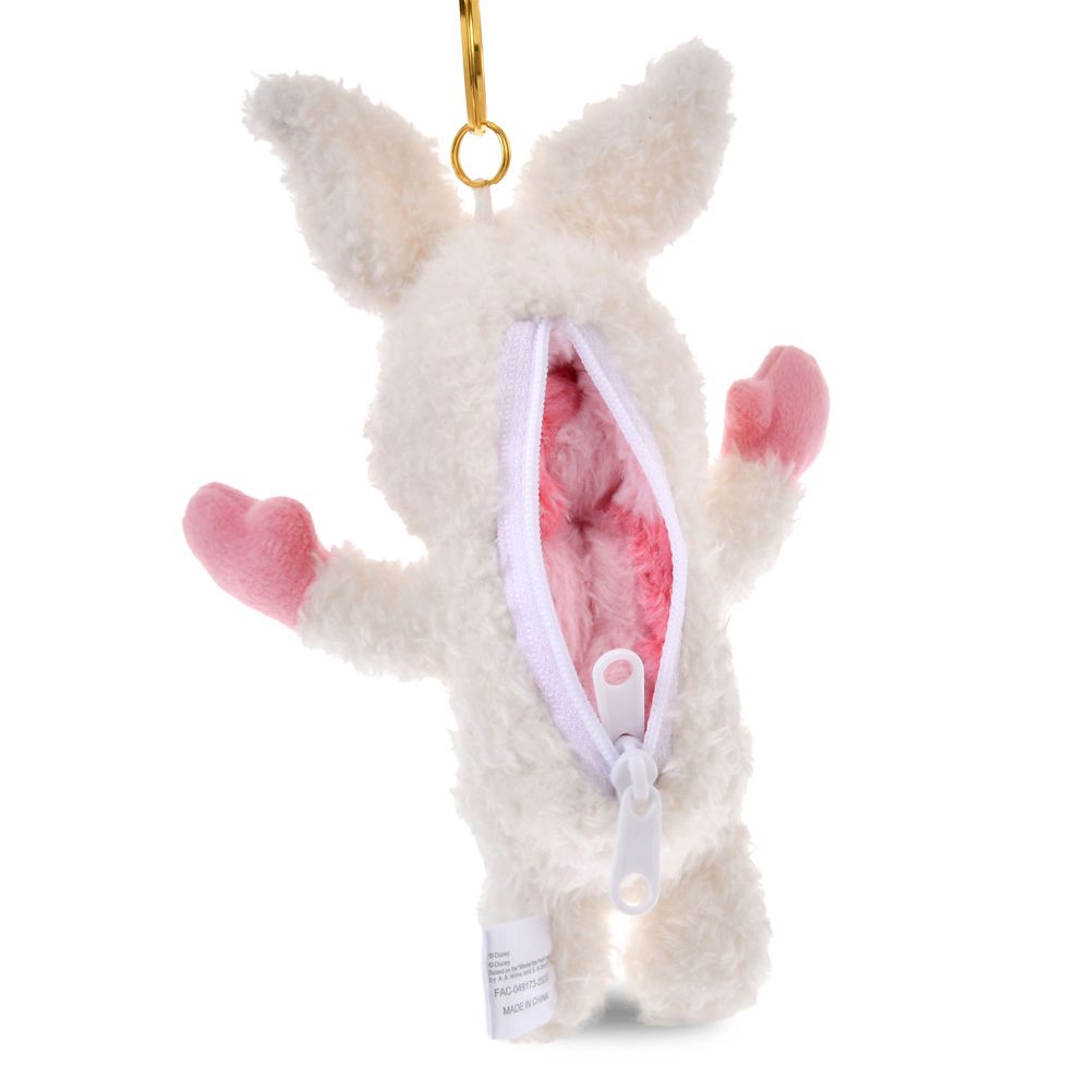 Piglet 2WAY Snow Plush Keychain Reversible White Pooh Disney Store Japan 2025