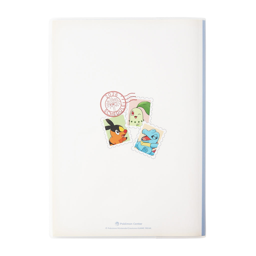 Pokemon Center Japan 2026 Schedule Book B6 Monthly White