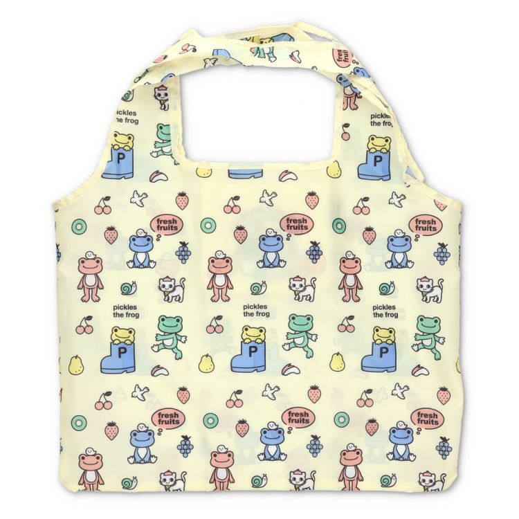 Pickles the Frog Eco Shopping Tote Bag always fruits Japan 2025