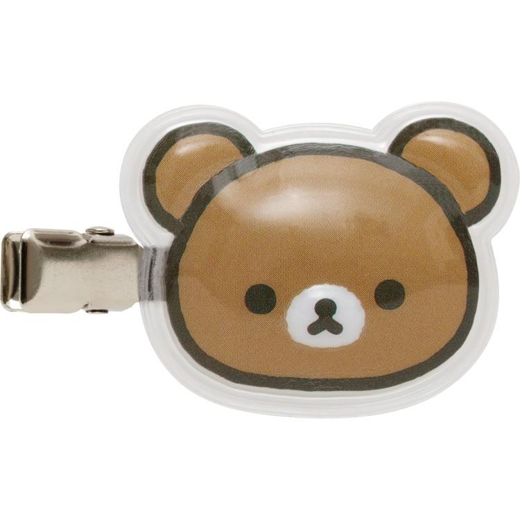 Chairoikoguma Hair Clip Face San-X Japan 2025 Rilakkuma