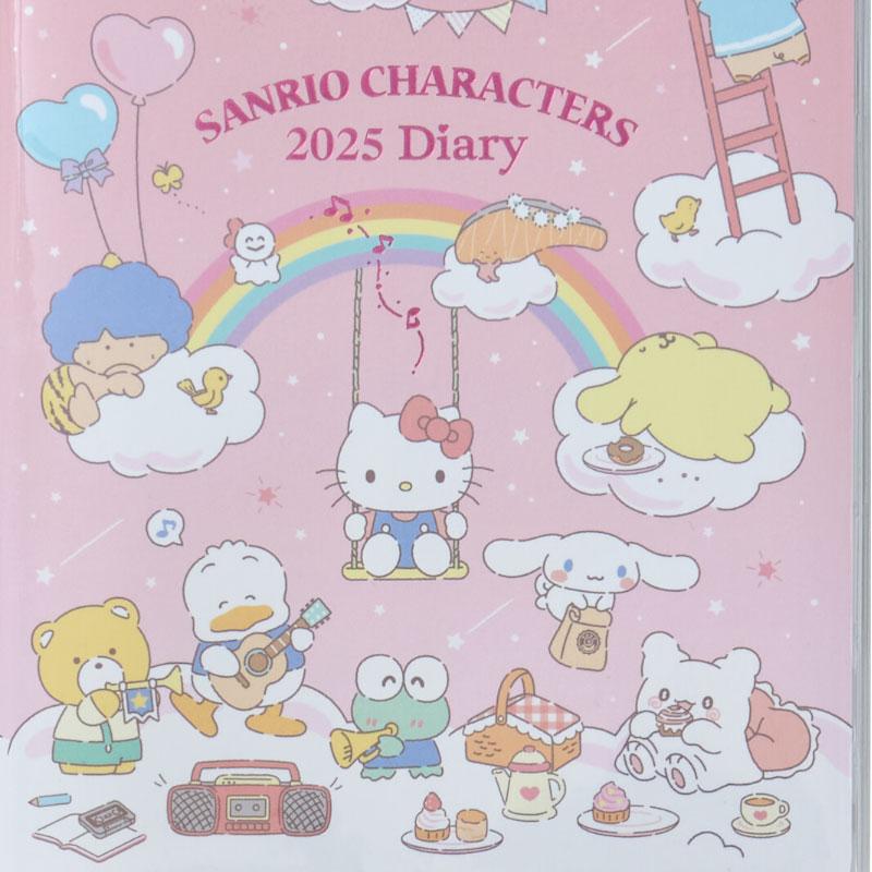 Sanrio Character 2025 Schedule Book B6 Weekly Block Japan