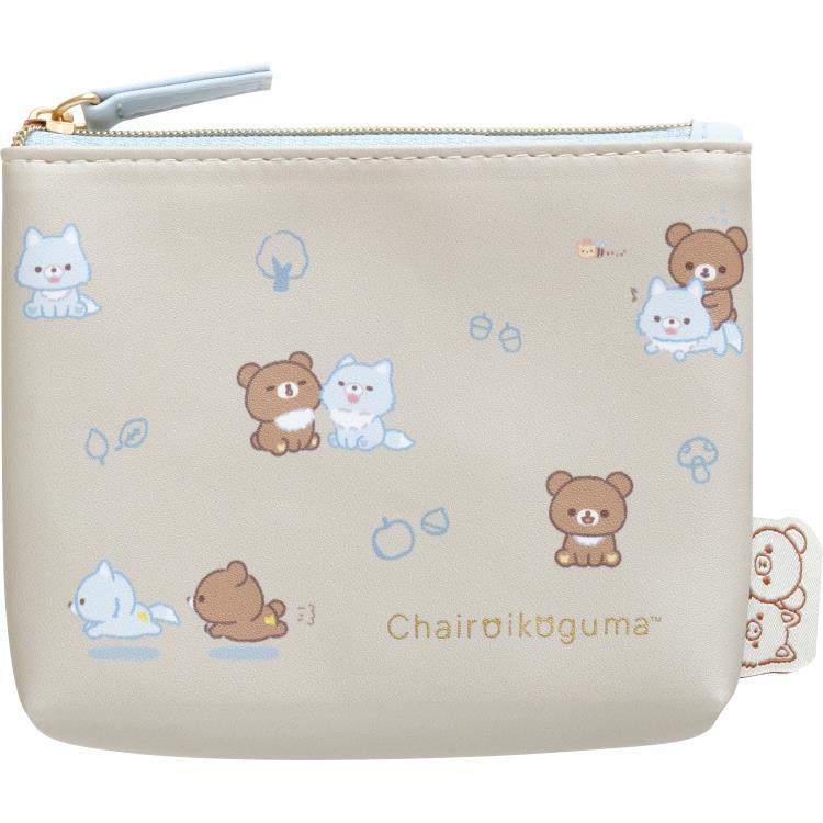 Blue Wolf & Chairoikoguma Tissue Pouch Aokogu Otomari San-X Japan 2024 Rilakkuma