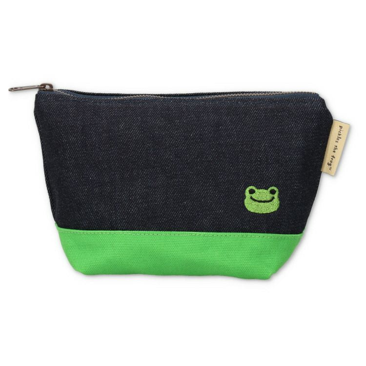 Pickles the Frog Okayama Denim Pouch Green Japan 2024