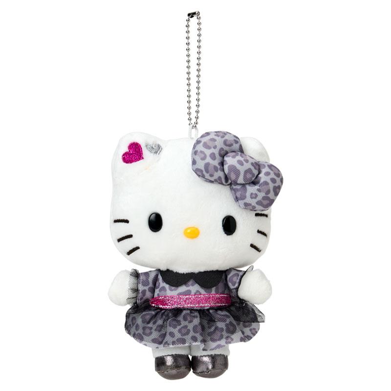 Hello Kitty Plush Mascot Holder Keychain Monotone Animal Sanrio Japan 2025