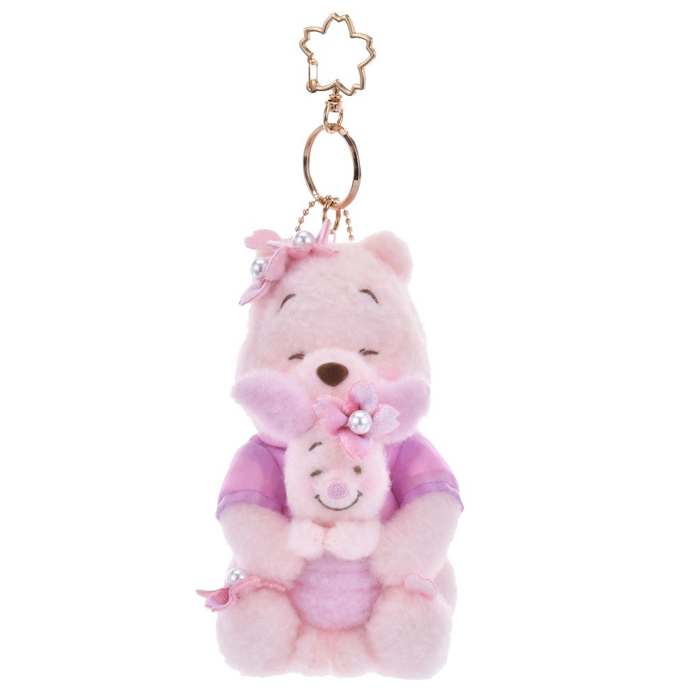 Winnie the Pooh & Piglet Plush Keychain Disney Store Japan Sakura 2025 Limit