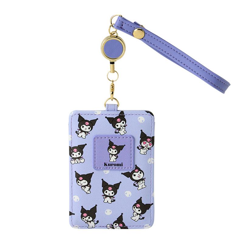 Kuromi Pass Case with Reel Sanrio Japan