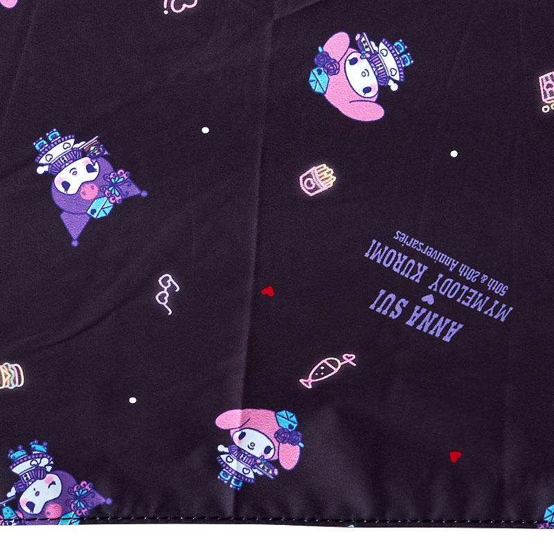 My Melody & Kuromi ANNA SUI Folding Umbrella Black Sanrio Japan 2025