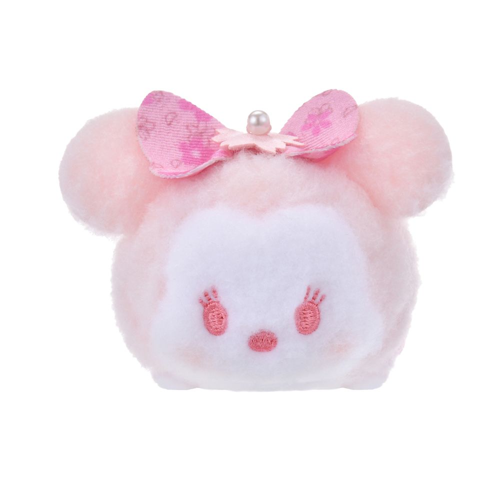 Minnie Tsum Tsum Plush Doll mini S Wa Japanese Sakura Disney Store Japan 2025