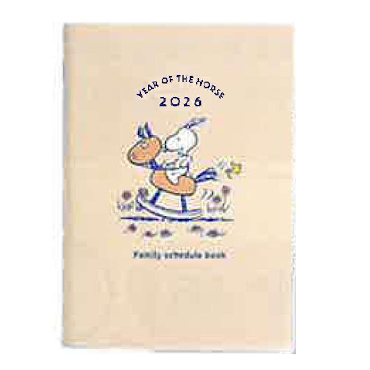 PEANUTS Snoopy 2026 Schedule Book B6 Monthly Eto Japan