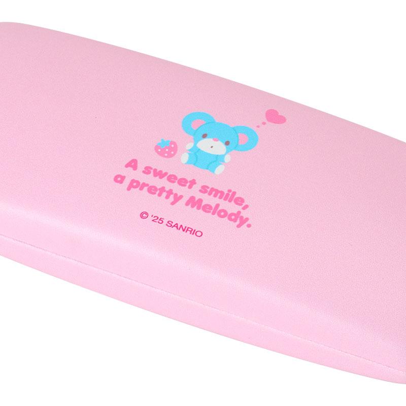 My Melody Glasses Case with Cloth Pink Sanrio Japan 2025