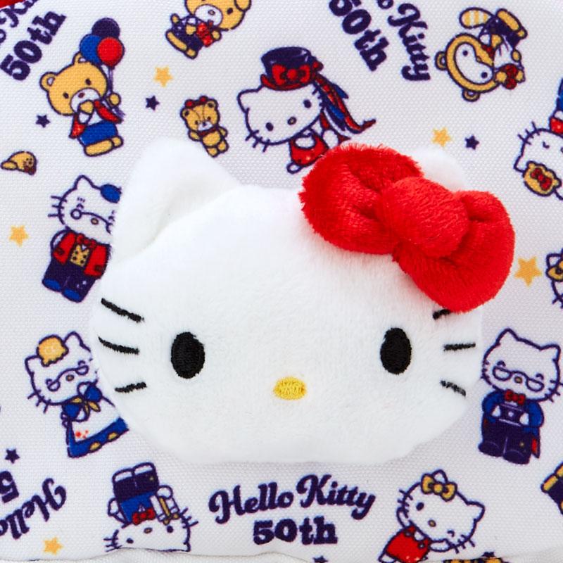 Hello Kitty 50th Anniversary Boa Face Pouch Sanrio Japan 2024