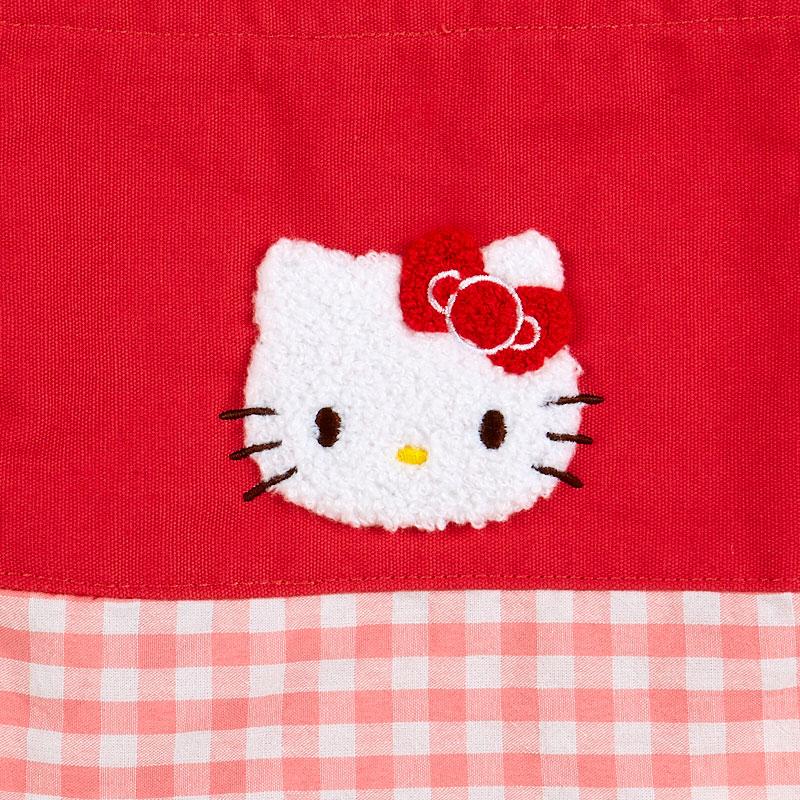 Hello Kitty Drawstring Pouch Sagara Embroidery Red Sanrio Japan