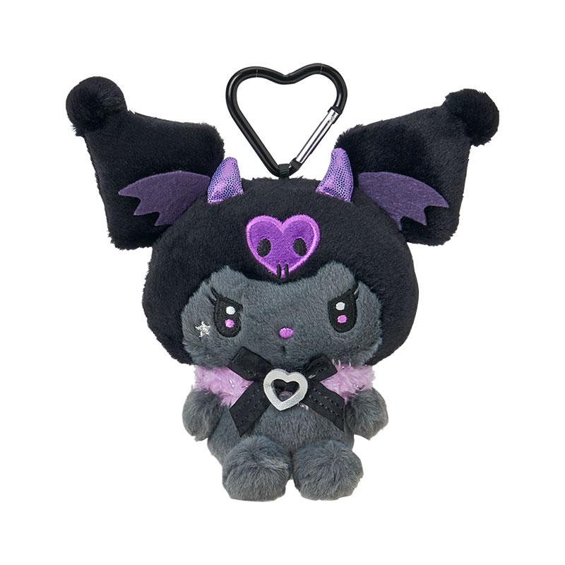 Kuromi Plush Mascot Holder Keychain Noir Little Devil Sanrio Japan 2025