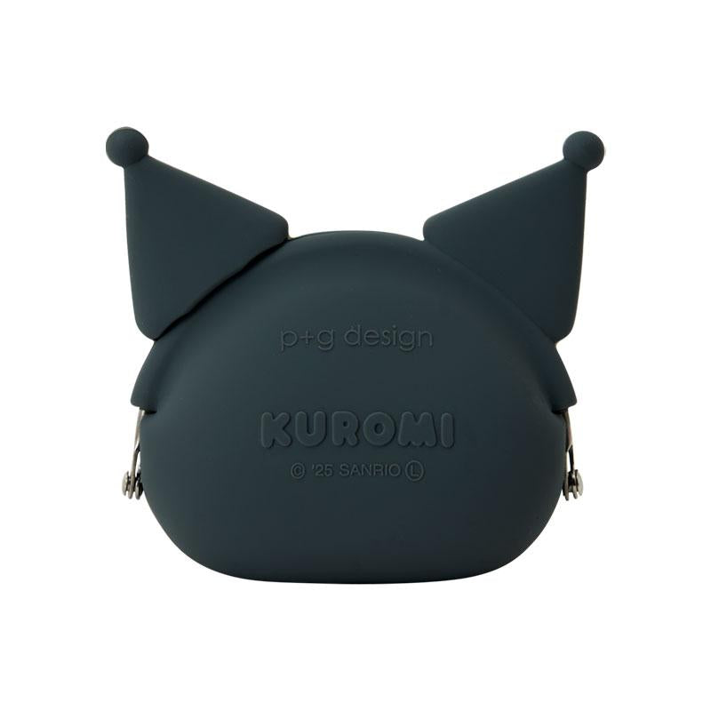 Kuromi Silicone Pouch mimi POCHI Black Sanrio Japan 2025