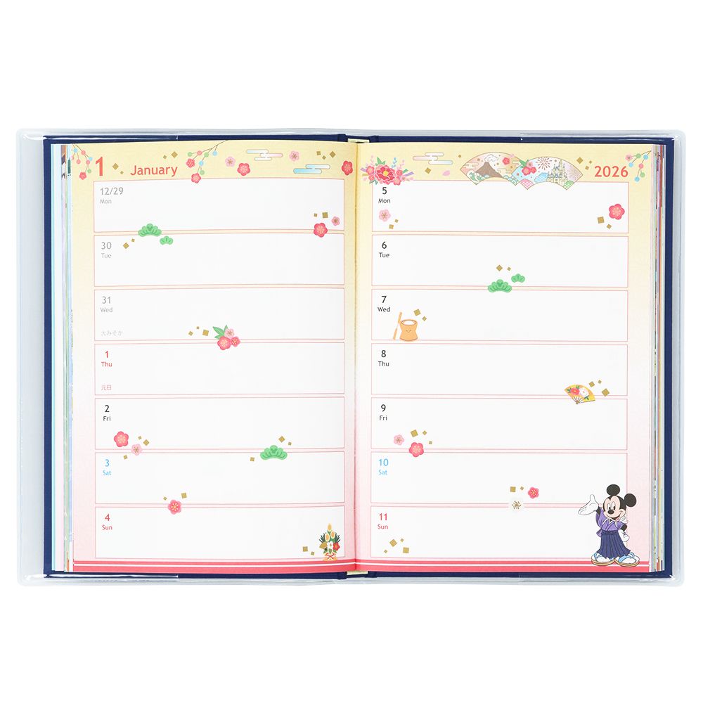 2026 Schedule Book Weekly Tokyo Disney Resort Japan Store Limit