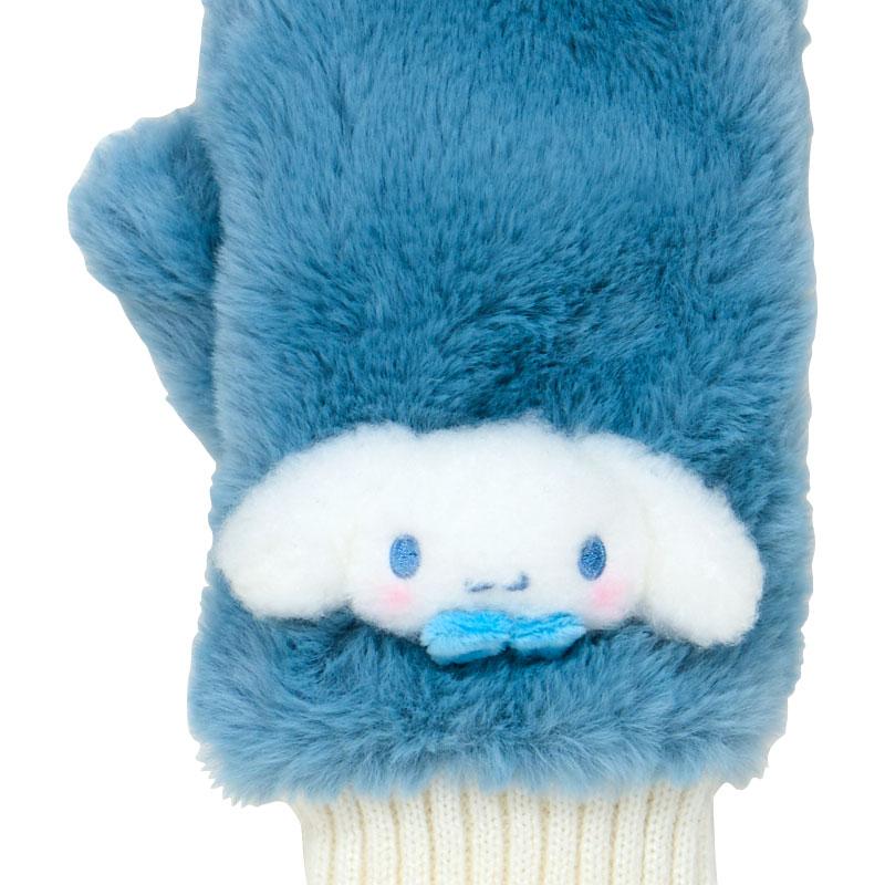 Cinnamoroll Faux Fur Mittens with Mascot Sanrio Japan 2025