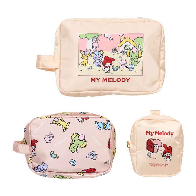 My Melody Travel Pouch Set Sanrio Japan 2025