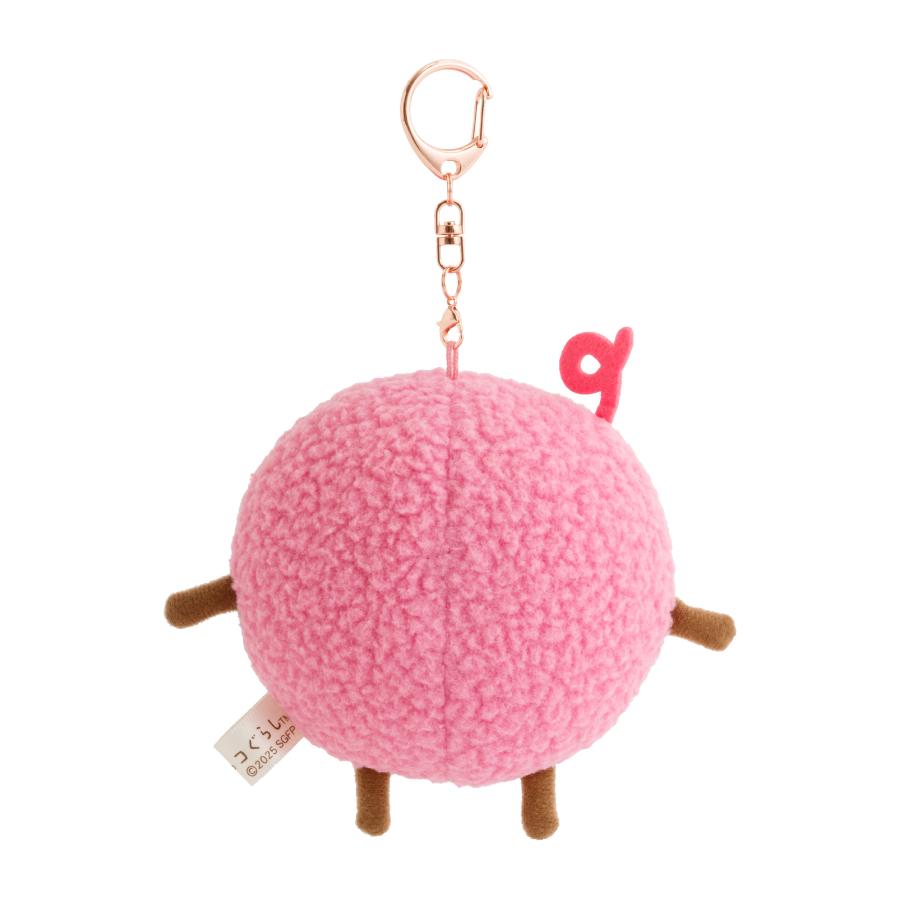 Sumikko Gurashi Furball Kedama Pink Plush Keychain San-X Japan 2025 Limit