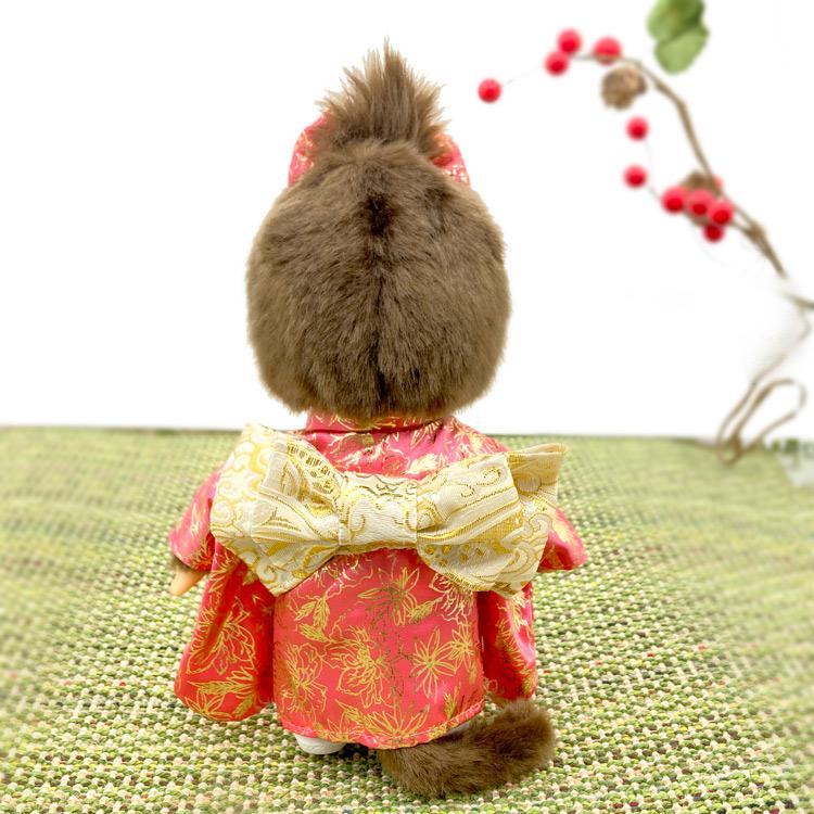 Monchhichi Doll 21cm Girl Kimono Japan 2025