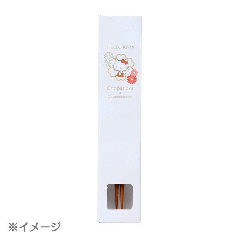 Hello Kitty Chopsticks Rest Set Pink Ribbon Sanrio Japan 2025