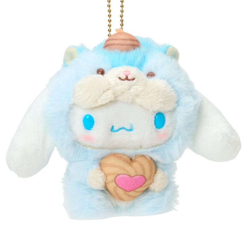 Cinnamoroll Plush Mascot Holder Keychain Fluffy Squirrel Sanrio Japan 2025