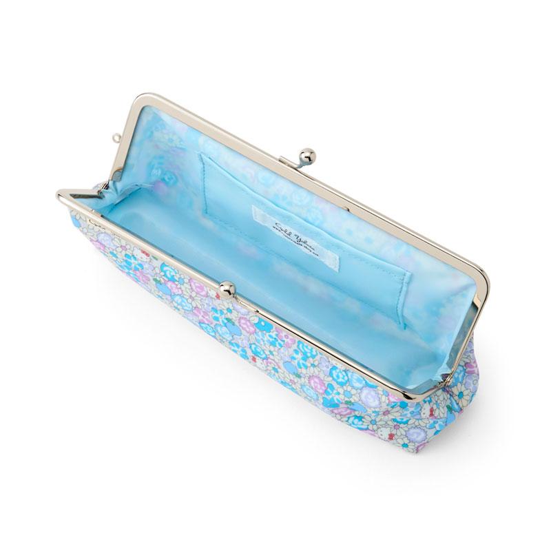 Hello Kitty Liberty Fabrics Clasp Pen Case Pencil Pouch Blue Sanrio Japan 2025