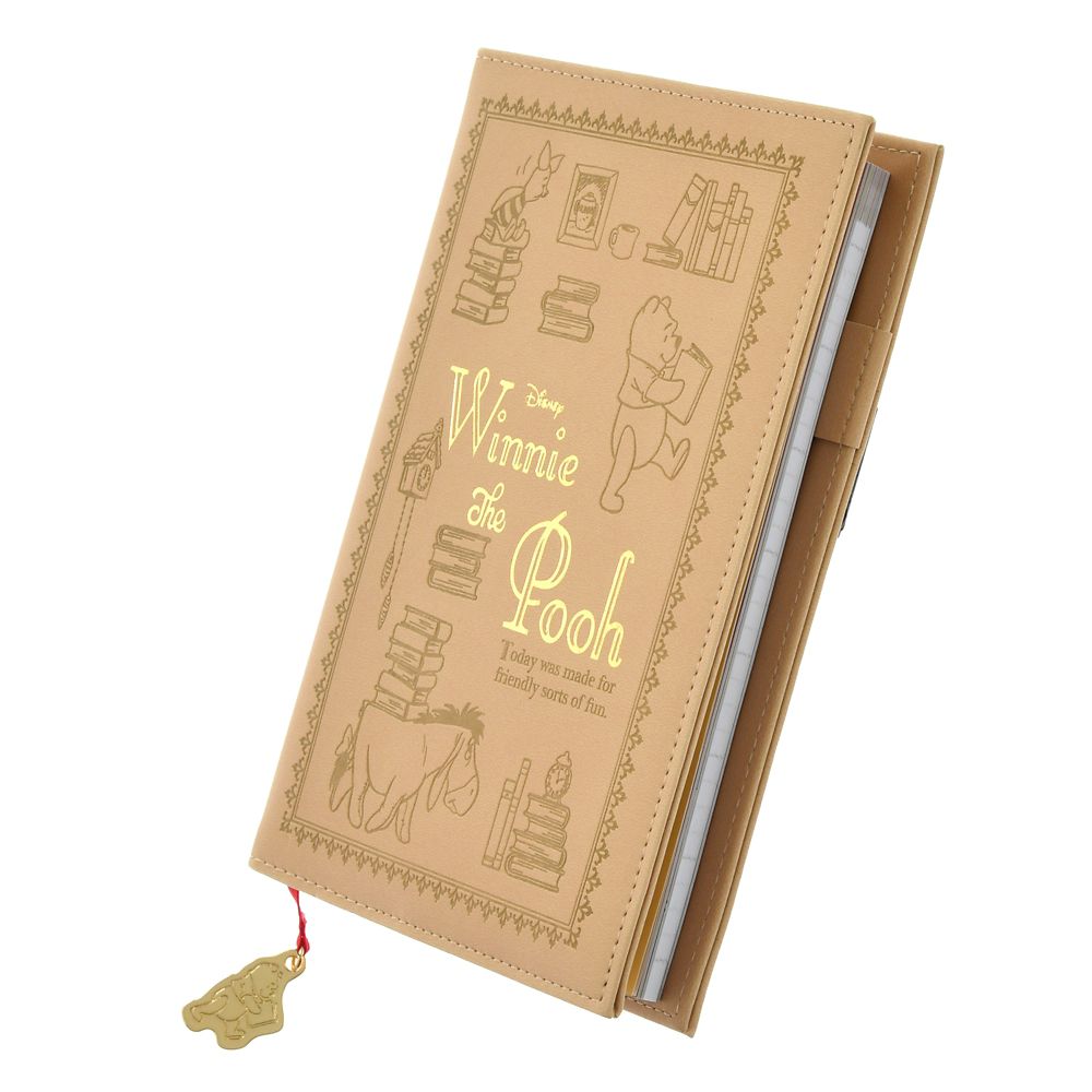 Winnie the Pooh 2026 Schedule Book B6 Weekly Emboss Disney Store Japan