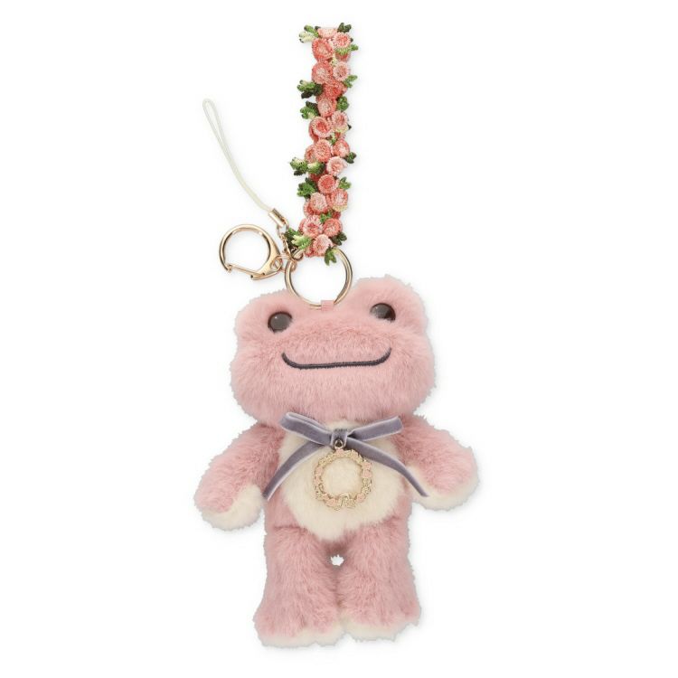 Pickles the Frog Plush Keychain Pink Enchante Japan 2025