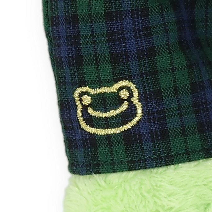 Pickles the Frog Costume for Bean Doll Plush Plaid Pants Set Japan 2025