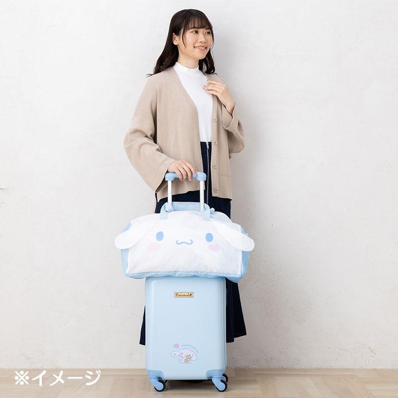 Hello Kitty Boston Bag on Suitcase Face Shape Black Sanrio Japan