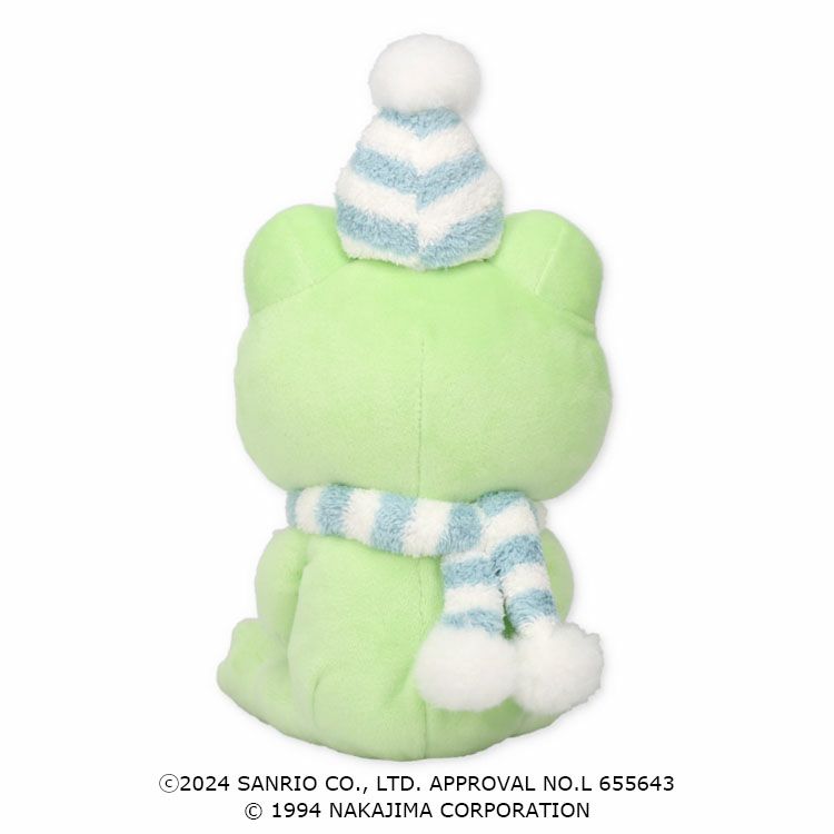 Pickles the Frog Kero Kero keroppi Plush Doll S Snowman Japan 2024