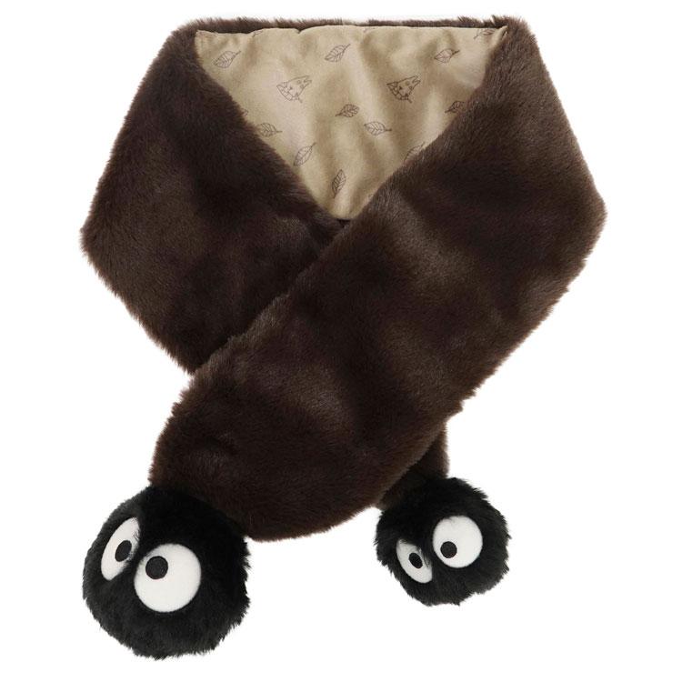 My Neighbor Totoro Makkuro Kurosuke Scarf Studio Ghibli Japan Winter