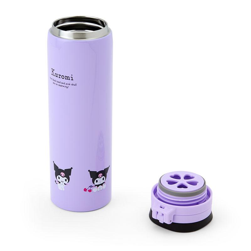 Kuromi Stainless Bottle 460ml Purple Sanrio Japan