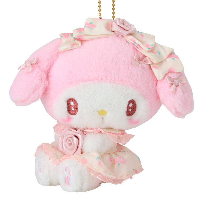 My Melody Plush Mascot Holder Keychain Dolly Rose Sanrio Japan 2024