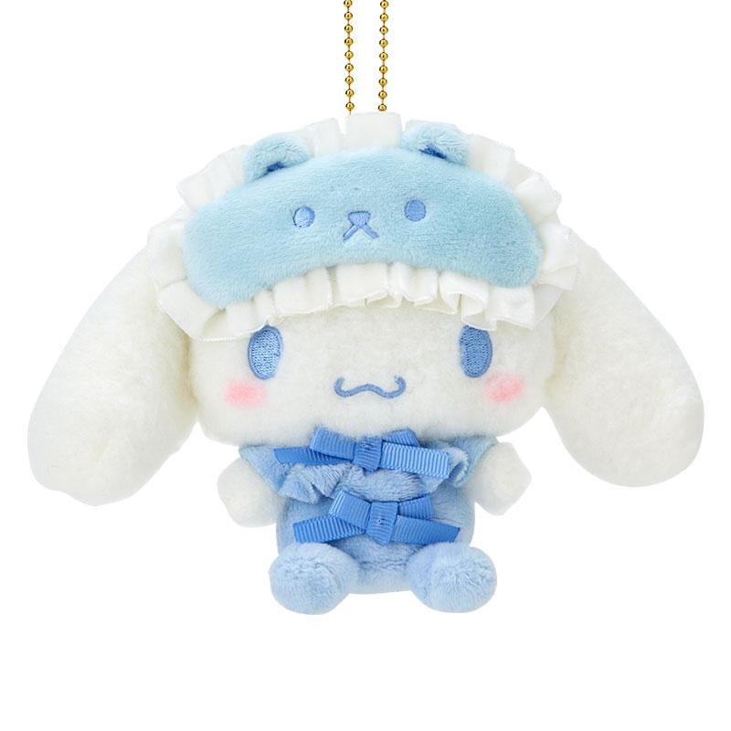 Cinnamoroll Plush Mascot Holder Keychain Best Friend Pajamas Sanrio Japan 2024