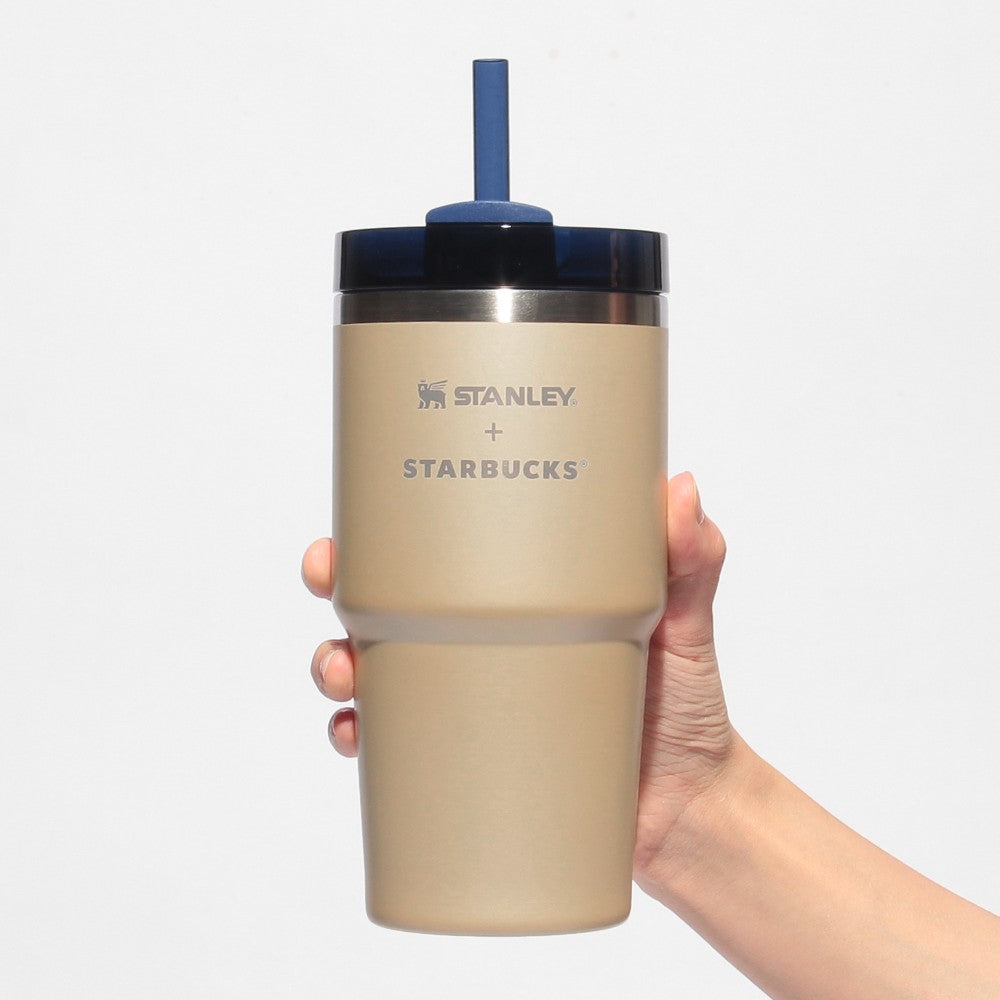 Starbucks Japan Autumn 2025 3WAY Stainless Tumbler STANLEY Moon Beige 591ml