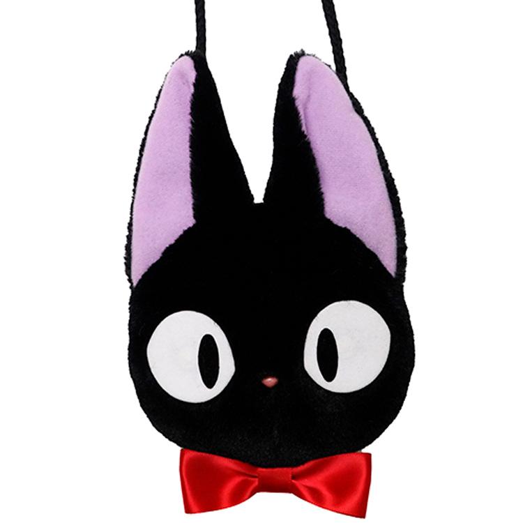 Kiki's Delivery Service Jiji Fluffy Coin Case Pouch Neck Studio Ghibli Japan
