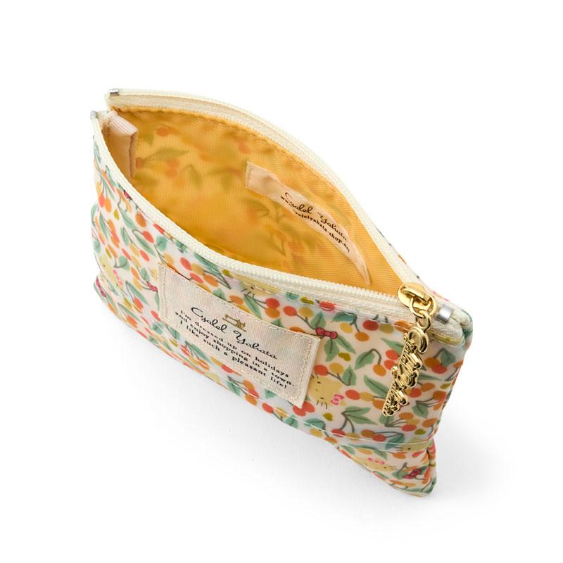 Hello Kitty Tissue Pouch Liberty Yellow Sanrio Japan