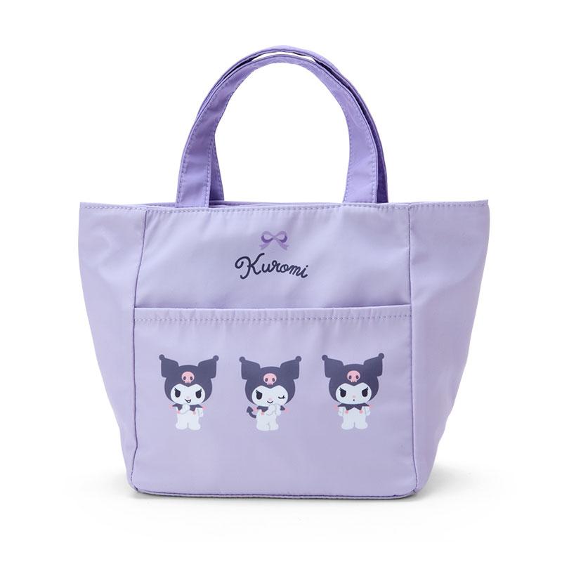 Kuromi Cold Lunch Tote Bag Purple Sanrio Japan