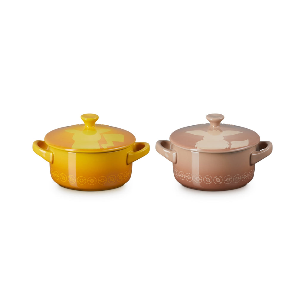 LE CREUSET Mini Cocotte Pikachu & Eevee Eievui Pokemon Center Japan 2024